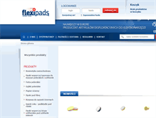 Tablet Screenshot of flexipads.pl